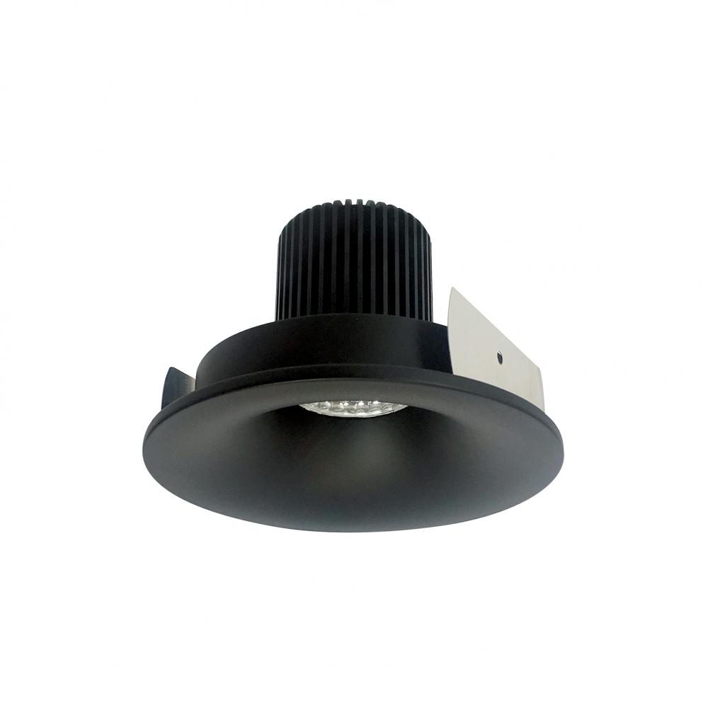 4" Iolite LED Round Bullnose, 1000lm / 14W, 3000K, Black Finish