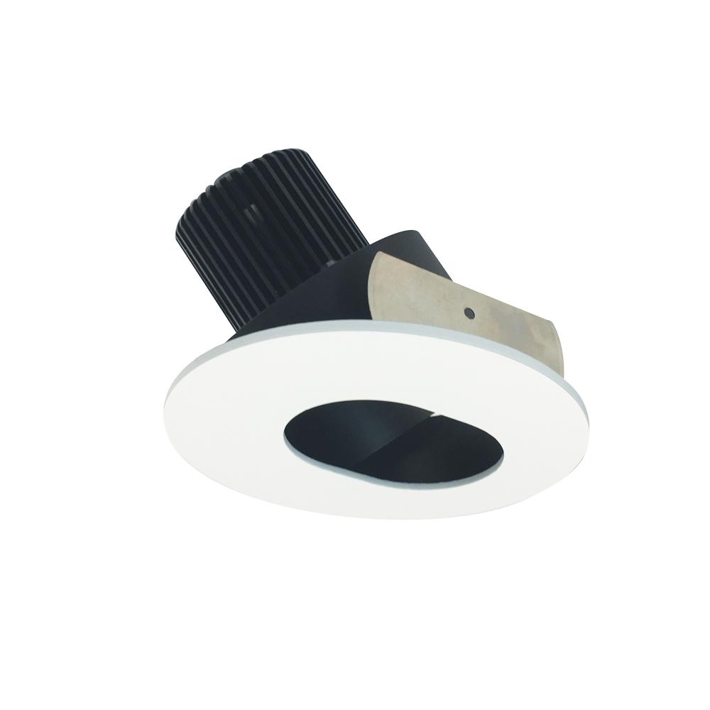 4" Iolite LED Round Adjustable Slot Aperture, 1000lm / 14W, 2700K, Black Slot Aperture / Matte