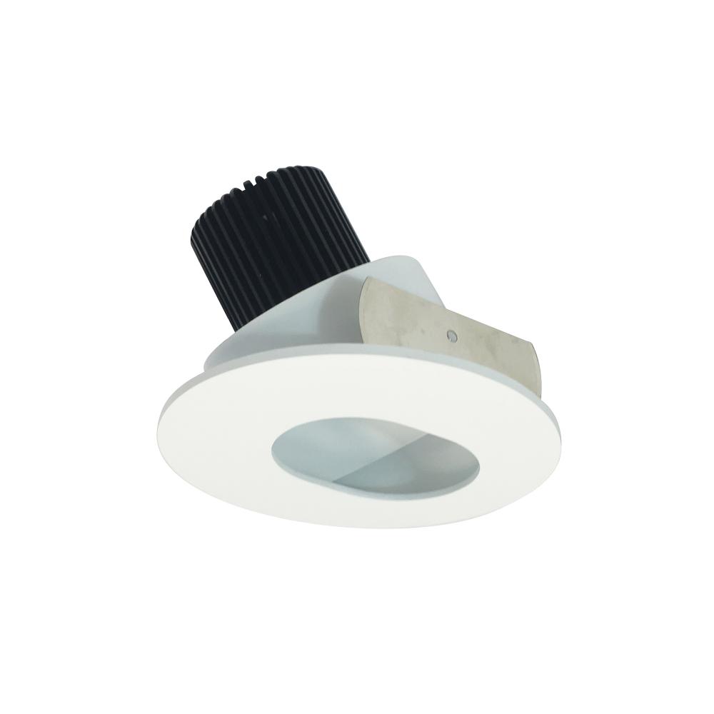 4" Iolite LED Round Adjustable Slot Aperture, 1000lm / 14W, 3000K, Matte Powder White Slot