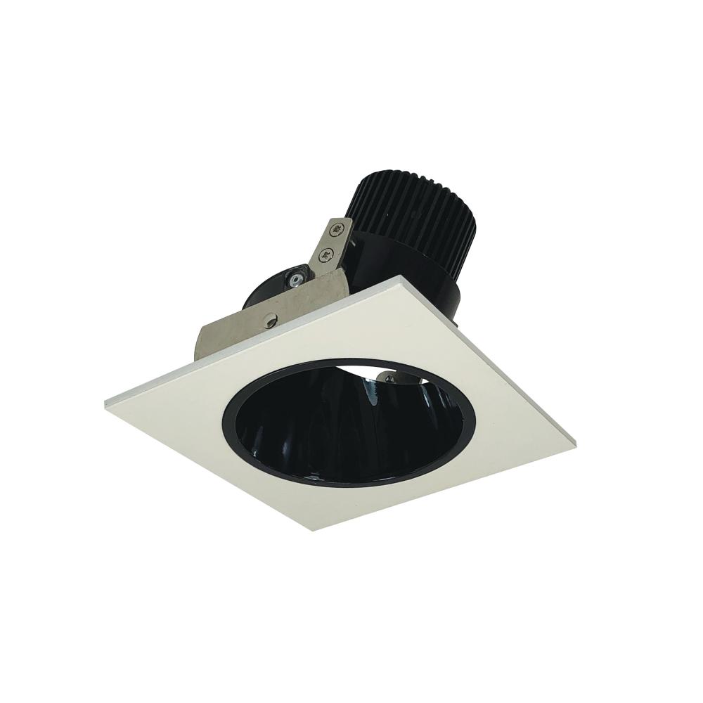 4" Iolite LED Square Adjustable Reflector with Round Aperture, 1000lm / 14W, 3000K, Black