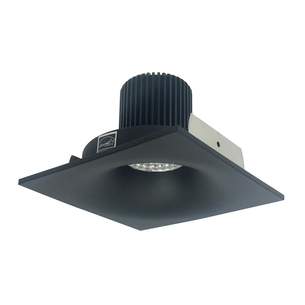 4" Iolite LED Square Bullnose, 800lm / 14W, 5000K, Black Finish