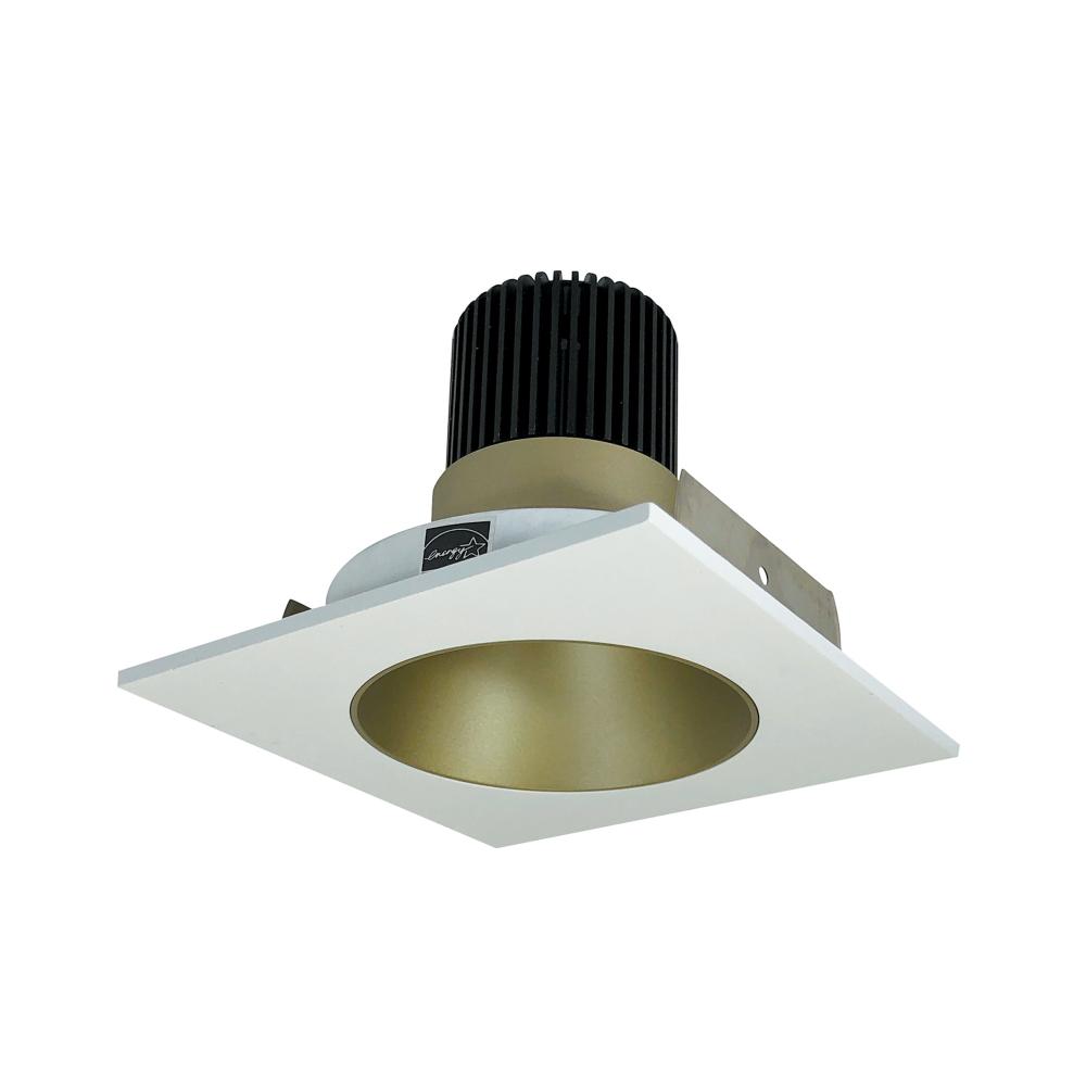 4" Iolite LED Square Reflector with Round Aperture, 10-Degree Optic, 850lm / 12W, 3500K,