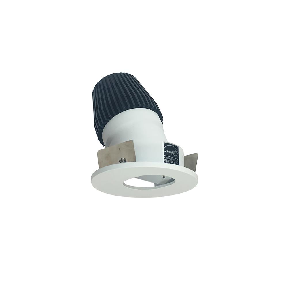 1" Iolite LED BWF Round Adjustable Slot Aperture, 600lm, Comfort Dim, Matte Powder White Slot