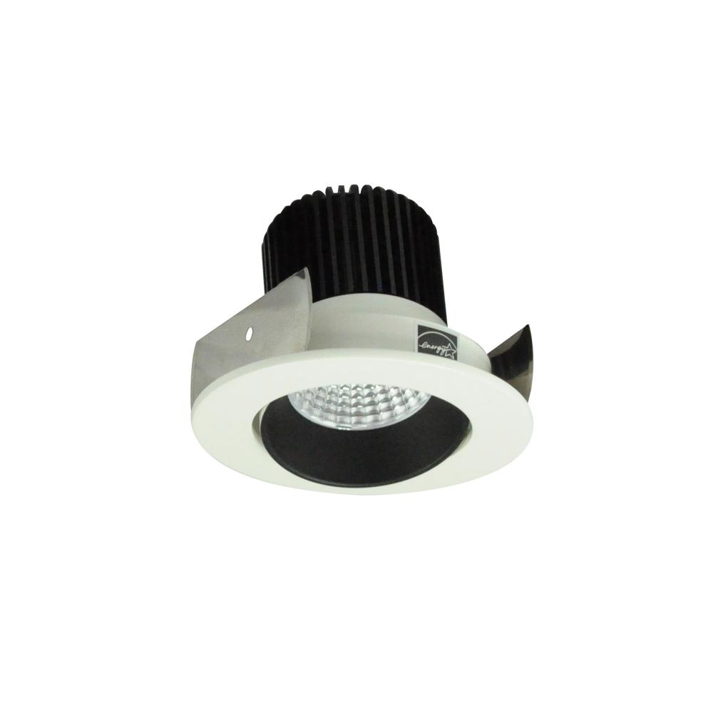 2" Iolite LED Round Adjustable Cone Reflector, 1000lm / 14W, 4000K, Black Reflector / White