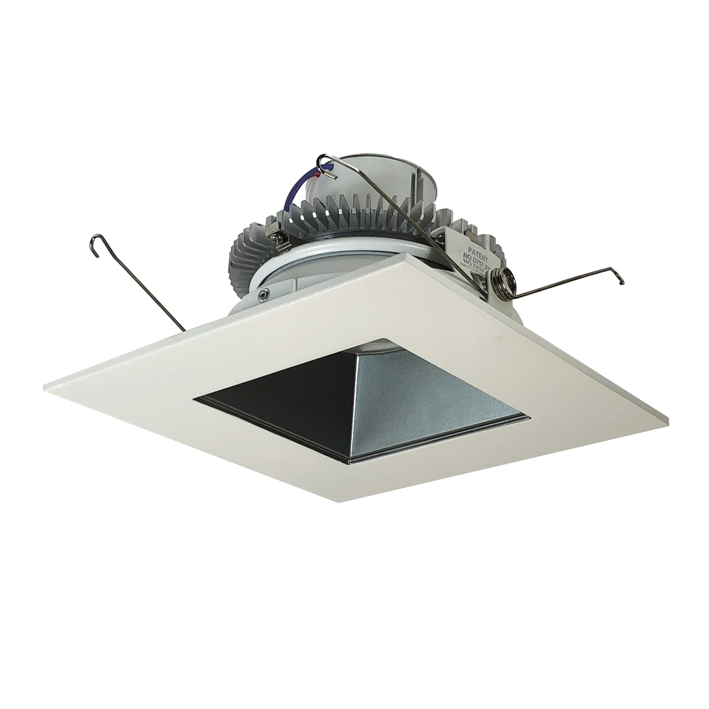 6" Cobalt Click Square Retrofit Reflector with Square Aperture, 750lm / 10W, 3500K, Pewter