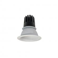 Nora NC3-41L340FMPW - 4" Sapphire III Round Open Reflector, 2500lm, 4000K, Flood Optic, Matte Powder White