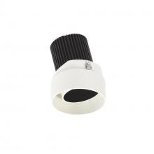 Nora NIO-2RTLA27XBW/10 - 2" Iolite LED Round Trimless Adjustable, 1000lm / 14W, 2700K, Black Adjustable / White Reflector