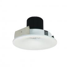 Nora NIO-4RNB50XMPW - 4" Iolite LED Round Bullnose, 800lm / 14W, 5000K, Matte Powder White Finish