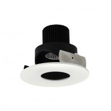 Nora NIO-4RPHA50XBMPW - 4" Iolite LED Round Adjustable Pinhole, 800lm / 14W, 5000K, Black Pinhole / Matte Powder White