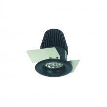 Nora NIOB-1RNB50XBB - 1" Iolite LED BWF Round Bullnose, 600lm, 5000K, Black Reflector / Black Flange
