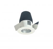 Nora NIO-1RNG30XHW - 1" Iolite LED NTF Round Reflector, 600lm, 3000K, Haze Reflector / White Flange