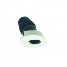 Nora NIOB-1RSL30XBMPW - 1" Iolite LED BWF Round Adjustable Slot Aperture, 600lm, 3000K, Black Slot Aperture / Matte