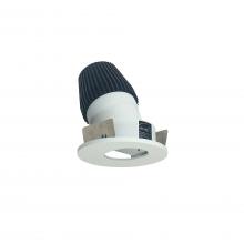 Nora NIOB-1RSLCDXMPW - 1" Iolite LED BWF Round Adjustable Slot Aperture, 600lm, Comfort Dim, Matte Powder White Slot