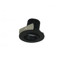 Nora NIOB-2RC30XBB/10 - 2" Iolite LED Round Adjustable Cone Reflector, 1000lm / 14W, 3000K, Black Reflector / Black