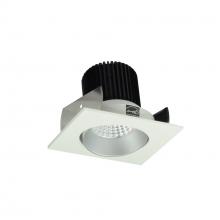 Nora NIOB-2SC30XHW/10 - 2" Iolite LED Square Adjustable Cone Reflector, 1000lm / 14W, 3000K, Haze Reflector / White