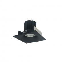 Nora NIOB-2SNB40XBB/10 - 2" Iolite LED Square Bullnose, 1000lm / 14W, 4000K, Black Finish