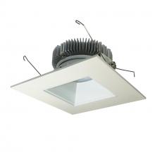 Nora NLCB2-6561527MPW - 6" Cobalt Dedicated High Lumen Square/Square, 1500lm, 2700K, Matte Powder White