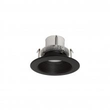 Nora NLCBC2-45230BB/A - 4" Cobalt Click Round Retrofit Baffle, 750lm / 10W, 3000K, Black Baffle / Black Flange