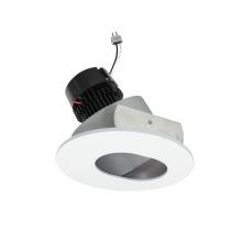 Nora NPRLV-4RSL30XHZMPW - 4" Pearl Low Voltage LED Round Adjustable Slot Aperture Retrofit, 950lm / 11W, 3000K, Haze Slot