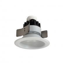 Nora NRMC3-52L135NWW - 5" Marquise III Retrofit, White Baffle/White Flange, 120-277V; 0-10V Dimming, 1300lm / 12W,