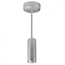 Nora NYLM-2ST40XSSLE3A/12 - 2" iLENE 12" Stem Mount Mini Cylinder, 1000lm, 15W, 4000K, Silver, 120V Triac/ELV Dimming