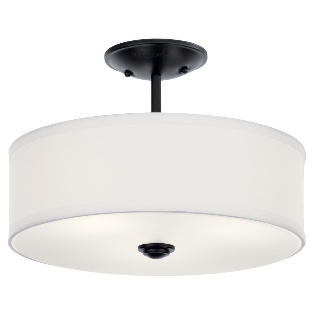 3-Light Semi Flush