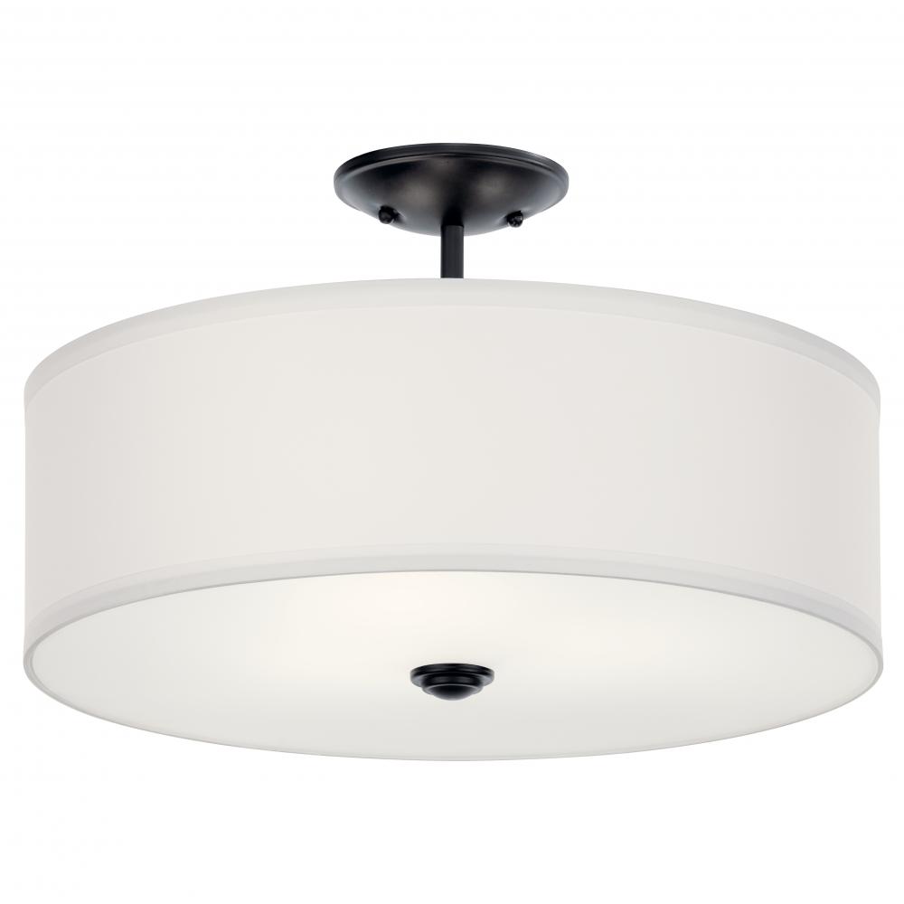 3-Light Semi Flush