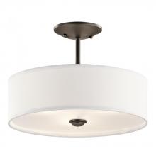 Kichler 43675OZ - 3-Light Semi Flush