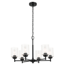 Kichler 52616BK - 6-Light Chandelier