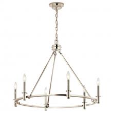 Kichler 52705PN - Chandelier 6Lt