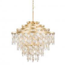 Varaluz 377C10FG - Kalani 10-Lt Chandelier - French Gold