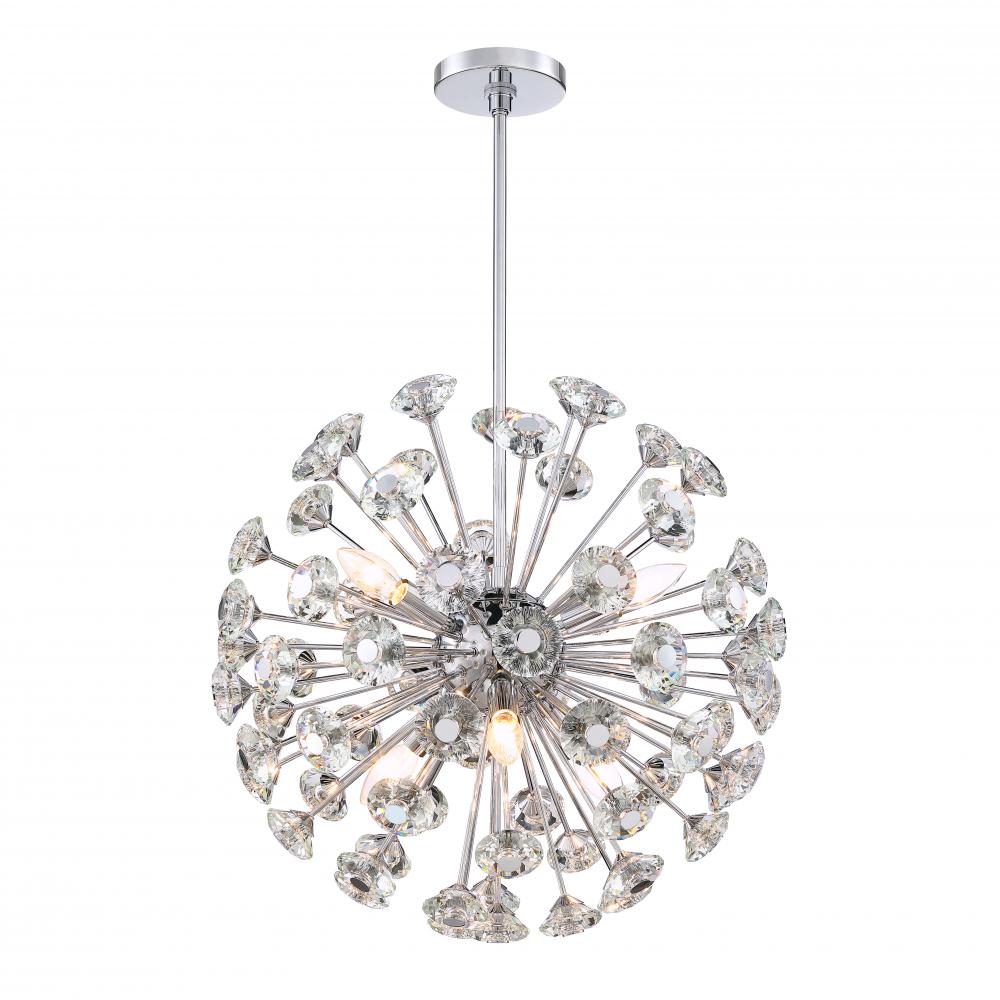 Chandelier Chrome E12