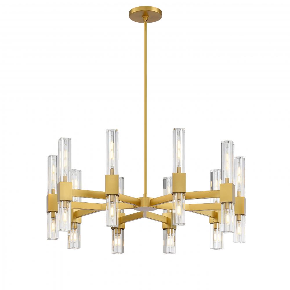 Chandelier Brushed Gold E12