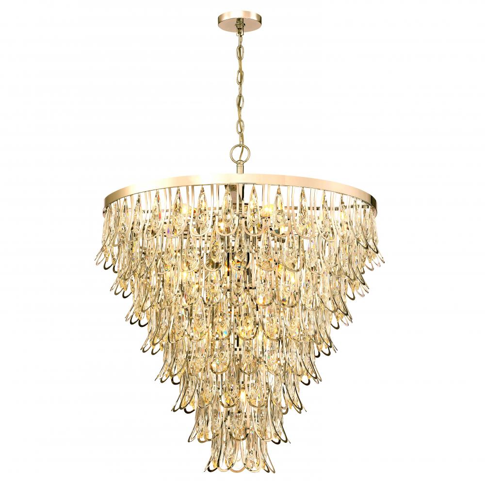Chandelier Warm Gold E12