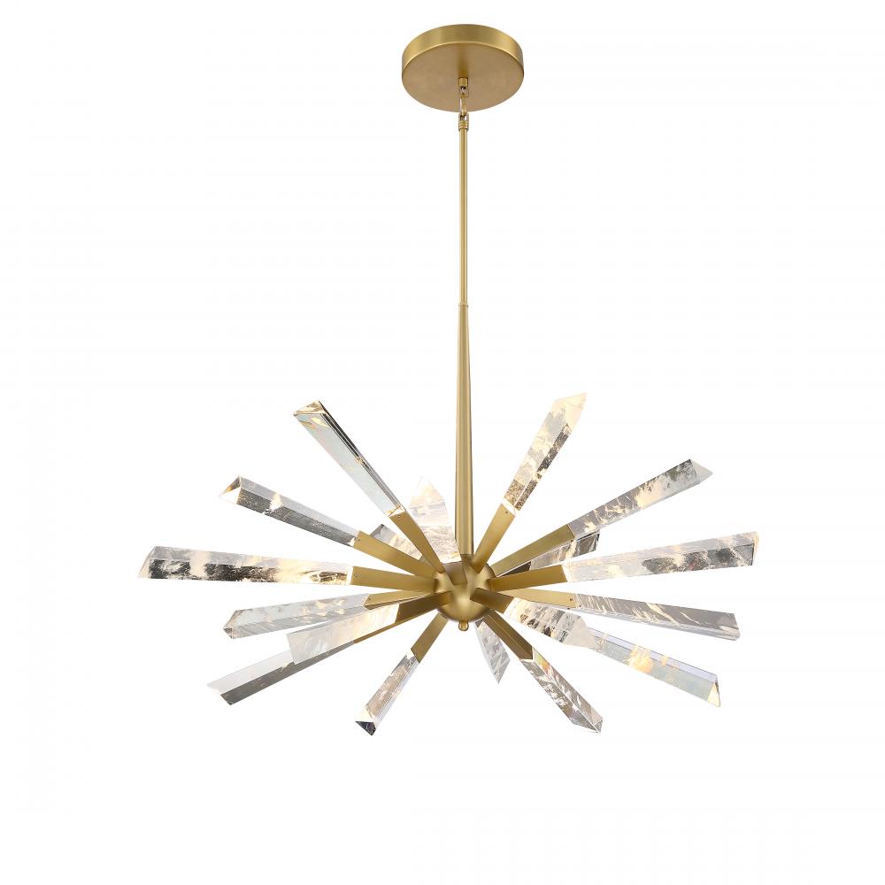 Chandelier Brushed Gold 3000 lm LED