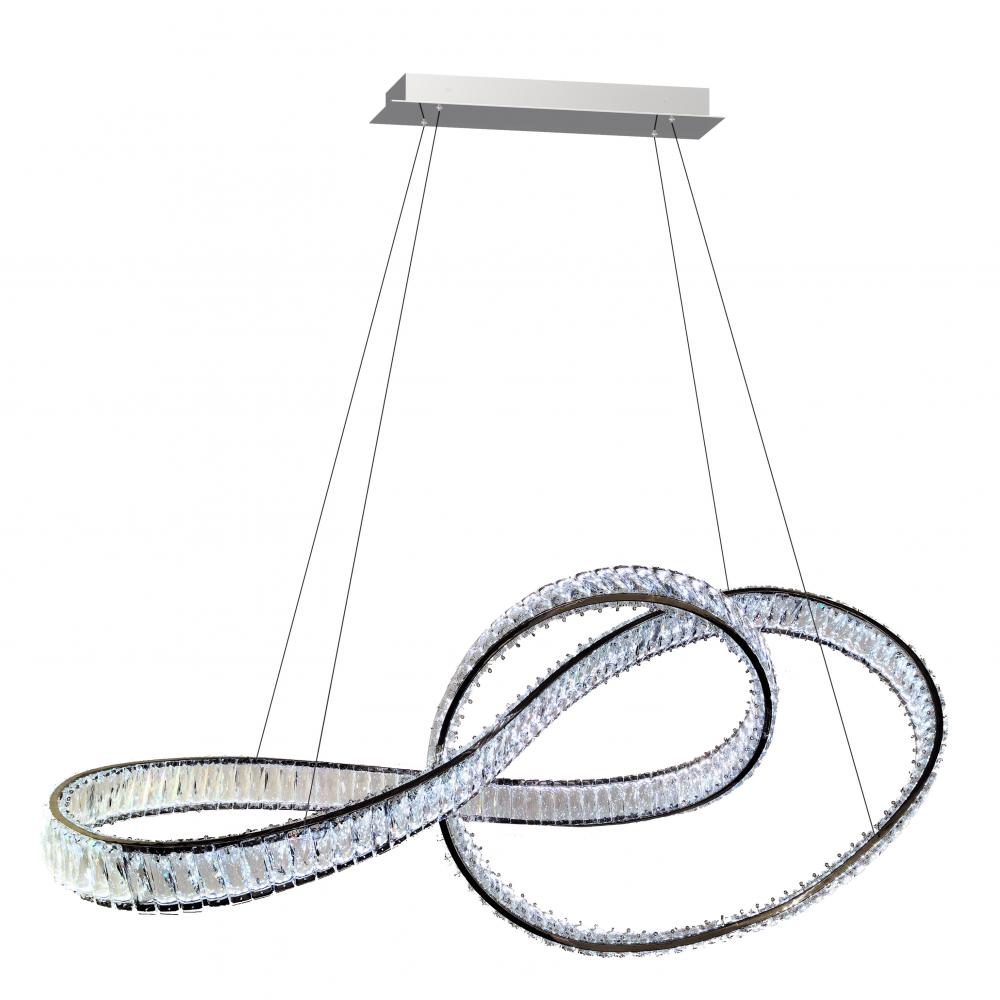 Chandelier Chrome 5000 lm LED