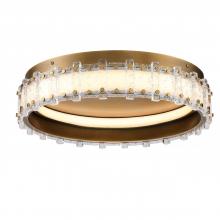SDQ Lighting FM35622VB - Flush Mount Vintage Brass 3300 lm LED