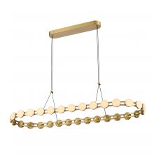 SDQ Lighting PD30804BG - Chandelier Paint Gold 5800 lm LED