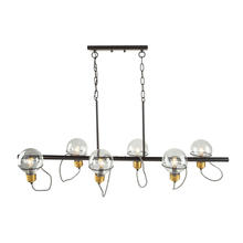 Artcraft AC11726BK - Martina 6 Light Island Light