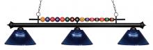 Z-Lite 170MB-ARDB - 3 Light Billiard