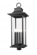 Z-Lite 5017PHXLR-BK - 6 Light Outdoor Post Mount Fixture