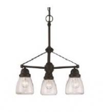 43rd Street Lighting, Inc. Items 1071-C3-OB - Marchand - 3 Light Chandelier