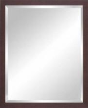 43rd Street Lighting, Inc. Items B012-Y4-30x40-BV - Art Effects - Rustic Brown Frame Mirror with Bevel 30x40