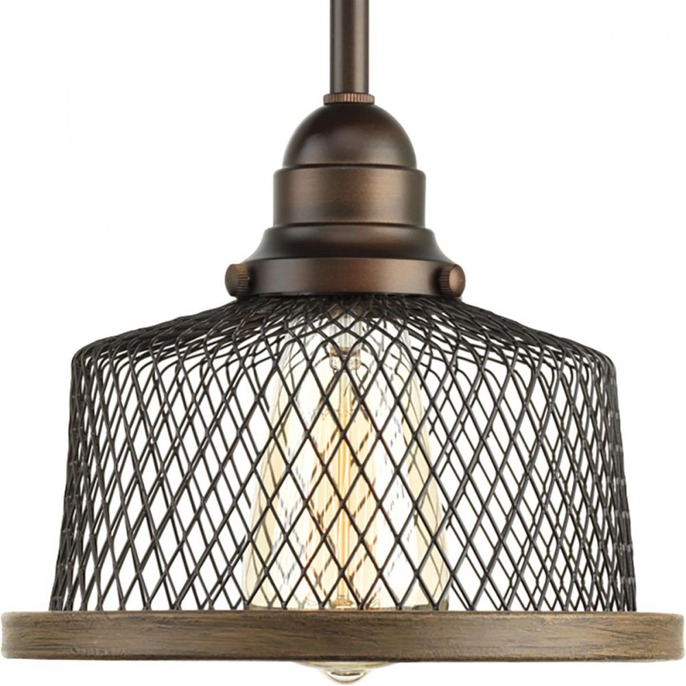 Tilley Collection One-Light Antique Bronze Coastal Pendant Light