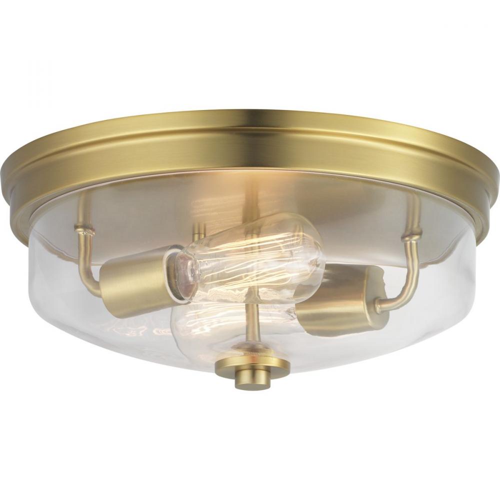 Blakely Collection Two-Light 13-5/8" Flush Mount