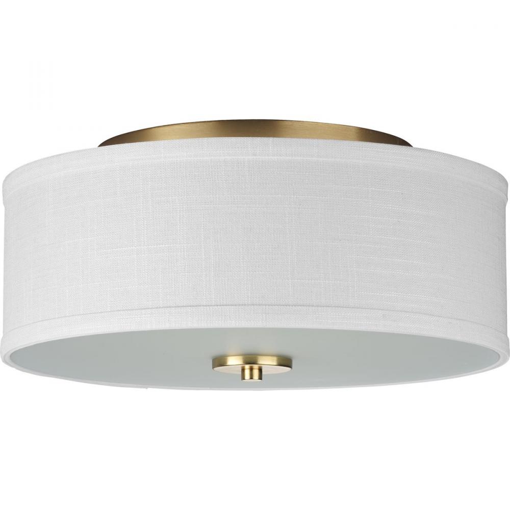 Two-Light Flush Mount Light