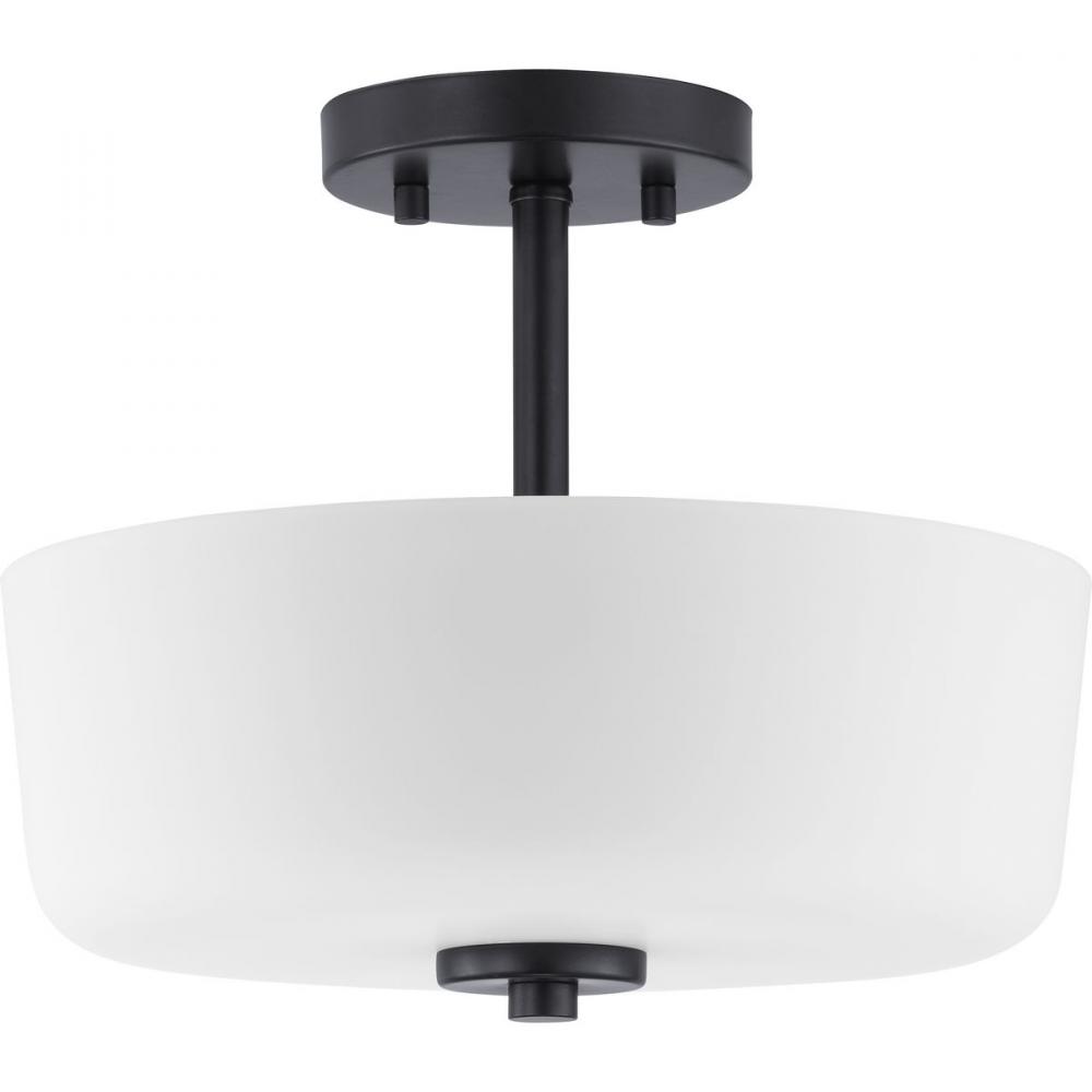 2-Light Convertible Semi Flush