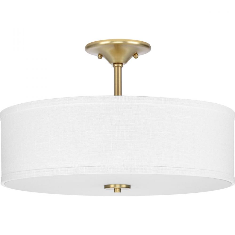3-Light Semi Flush