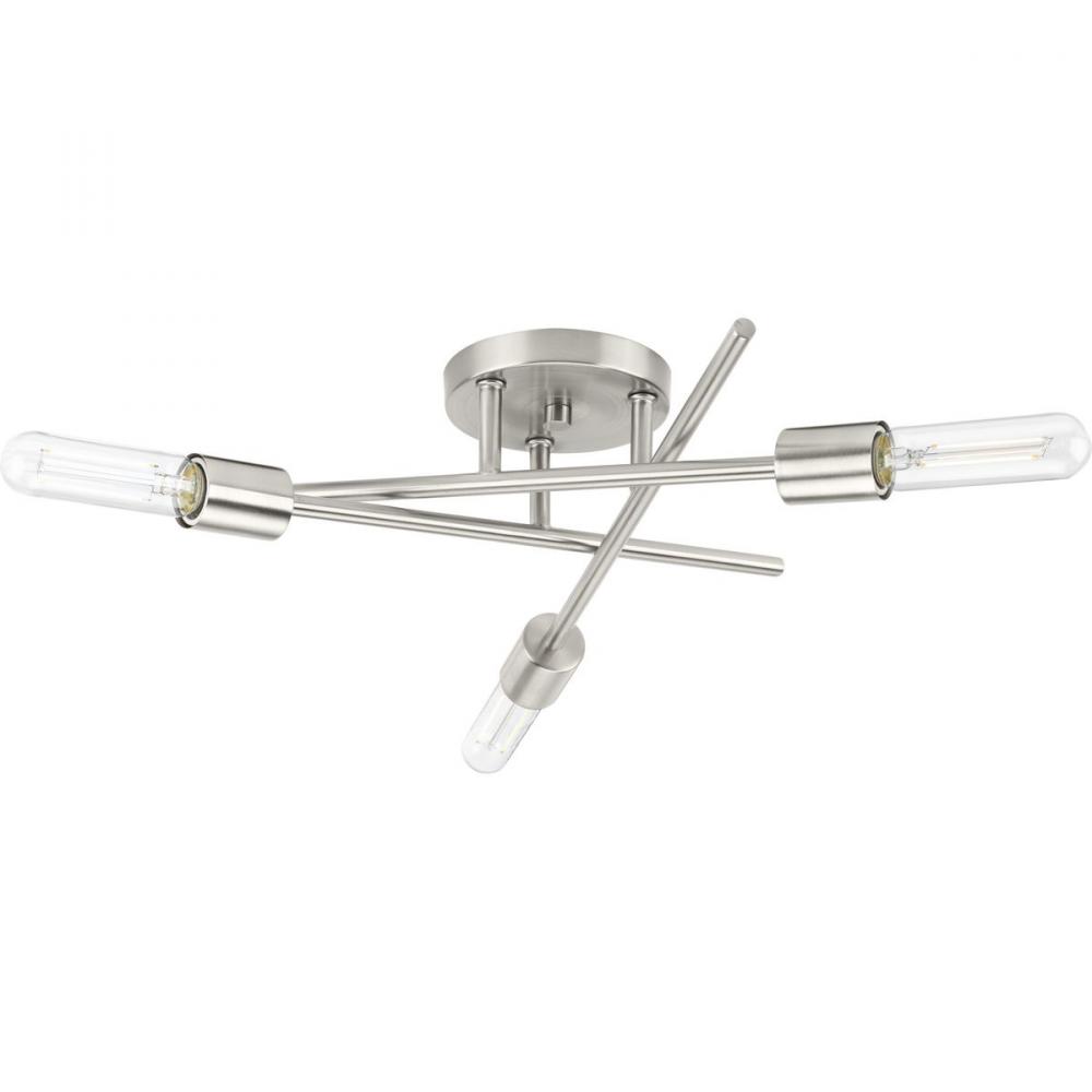 3-Light Semi Flush