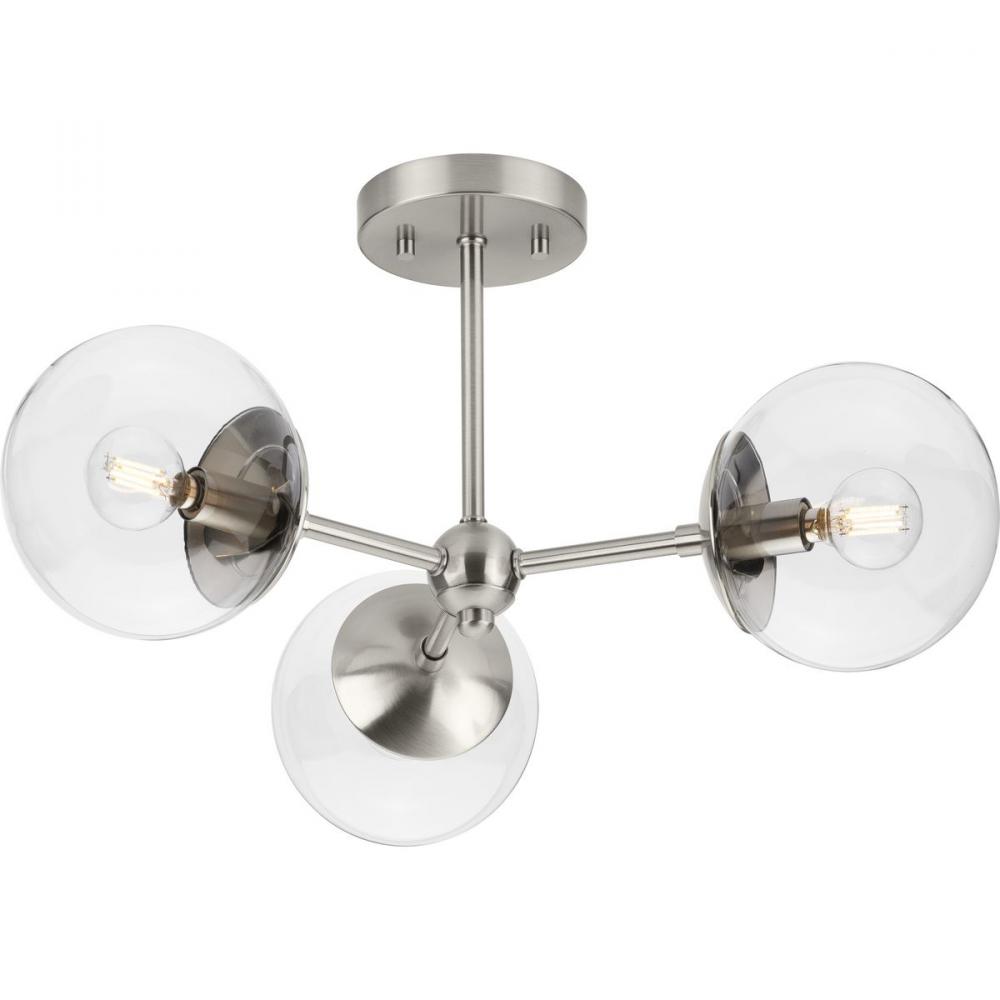 3-Light Semi Flush